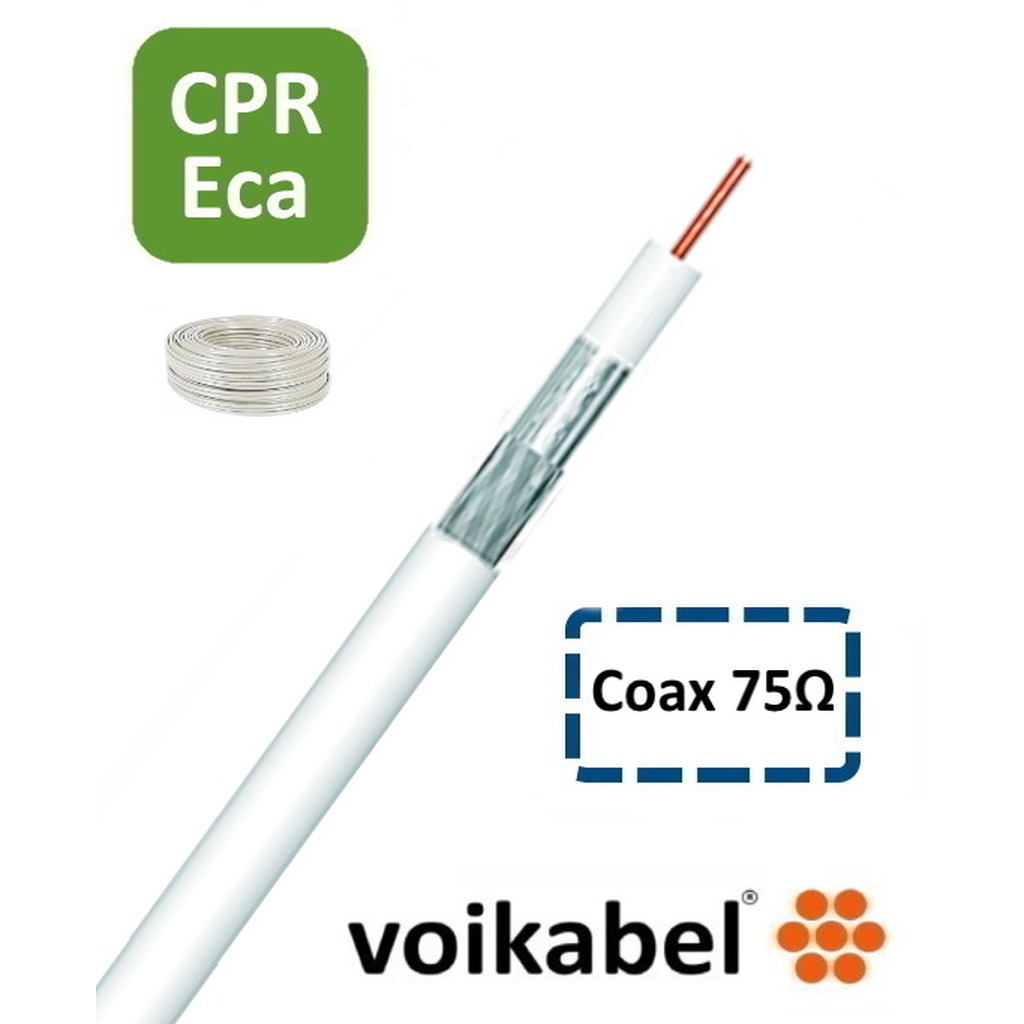 Coax ECO 112 - 75 OHM wit sat