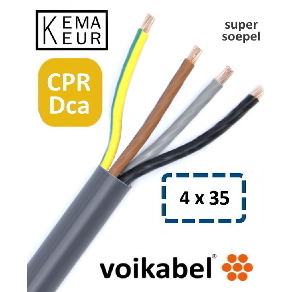 YMvK Dca SS 4 x 35 mm² p/m.