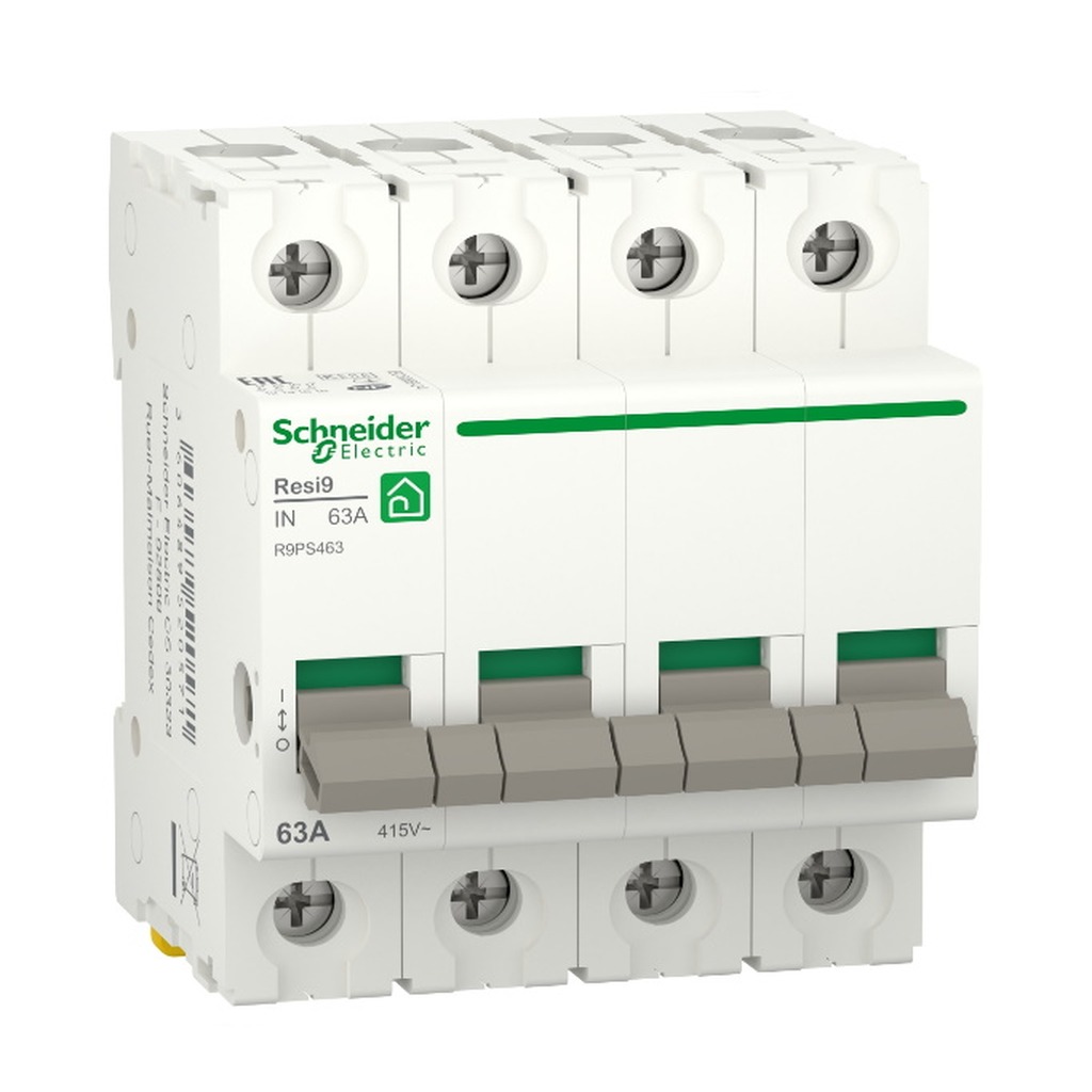 Schneider Resi9 Hoofdschakelaar 4P 63A