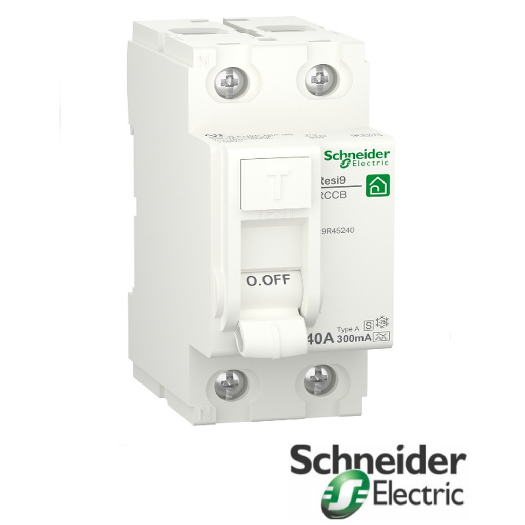 Schneider RESI9 aardlekschakelaar 2P 40A 300mAS A