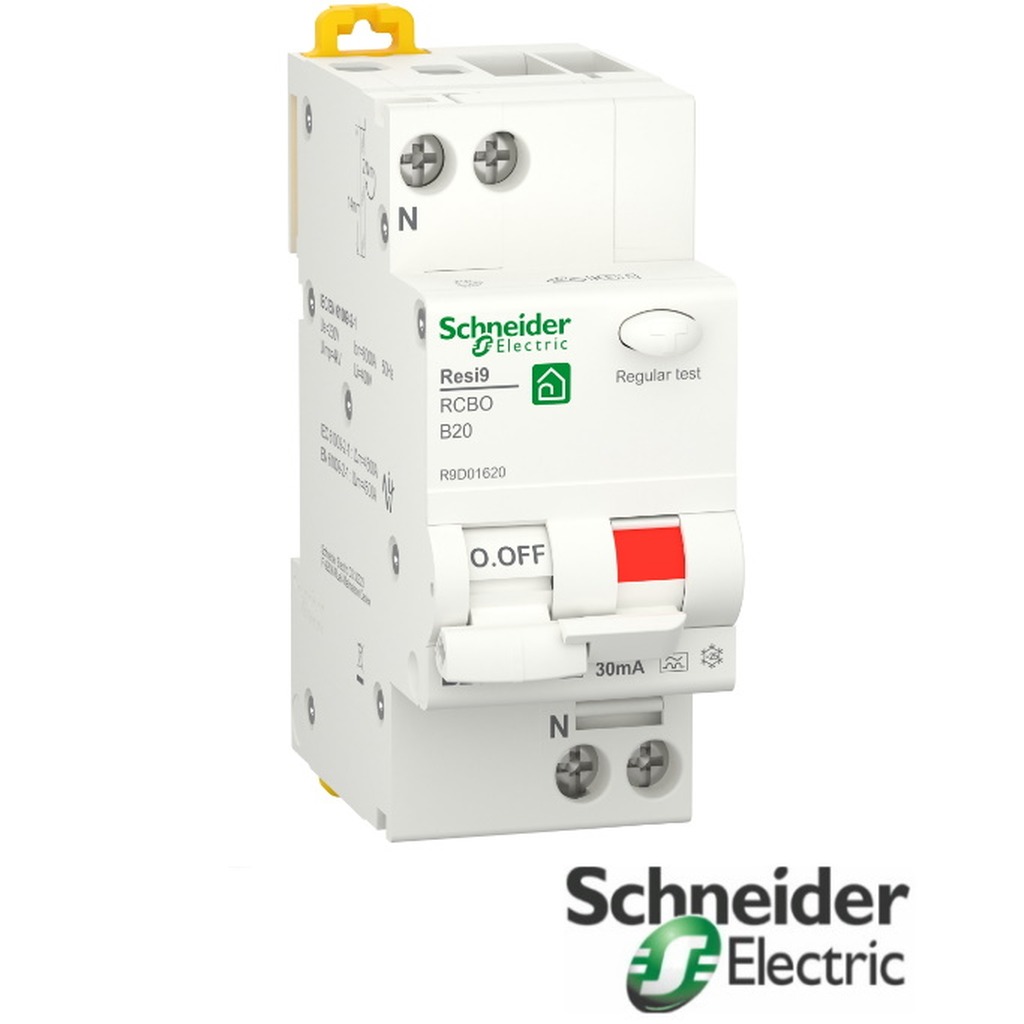 Schneider VIGI RESI9 1P+N B20 30mA 6kA