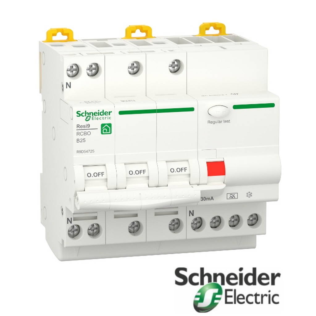 Schneider VIGI RESI9 3P+N B25 30MA A 6KA