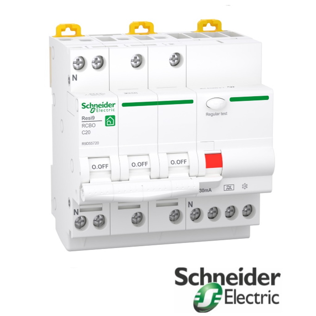 Schneider VIGI RESI9 3P+N C20 30MA A 6KA