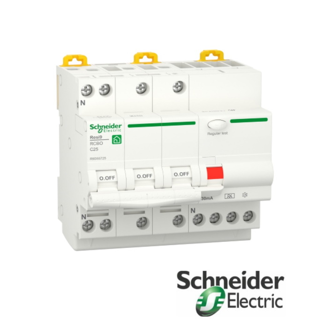 Schneider VIGI RESI9 3P+N C25 30MA A 6KA