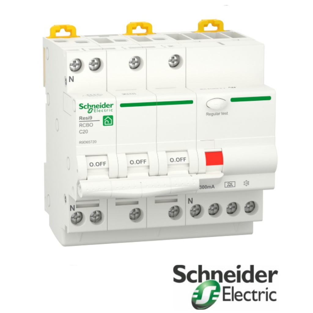Schneider VIGI RESI9 3P+N C20 300MA A 6KA