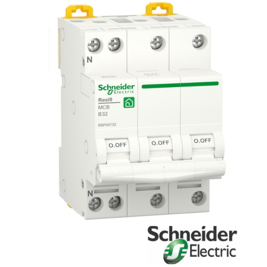 Schneider RESI9 3P+N B32 6KA