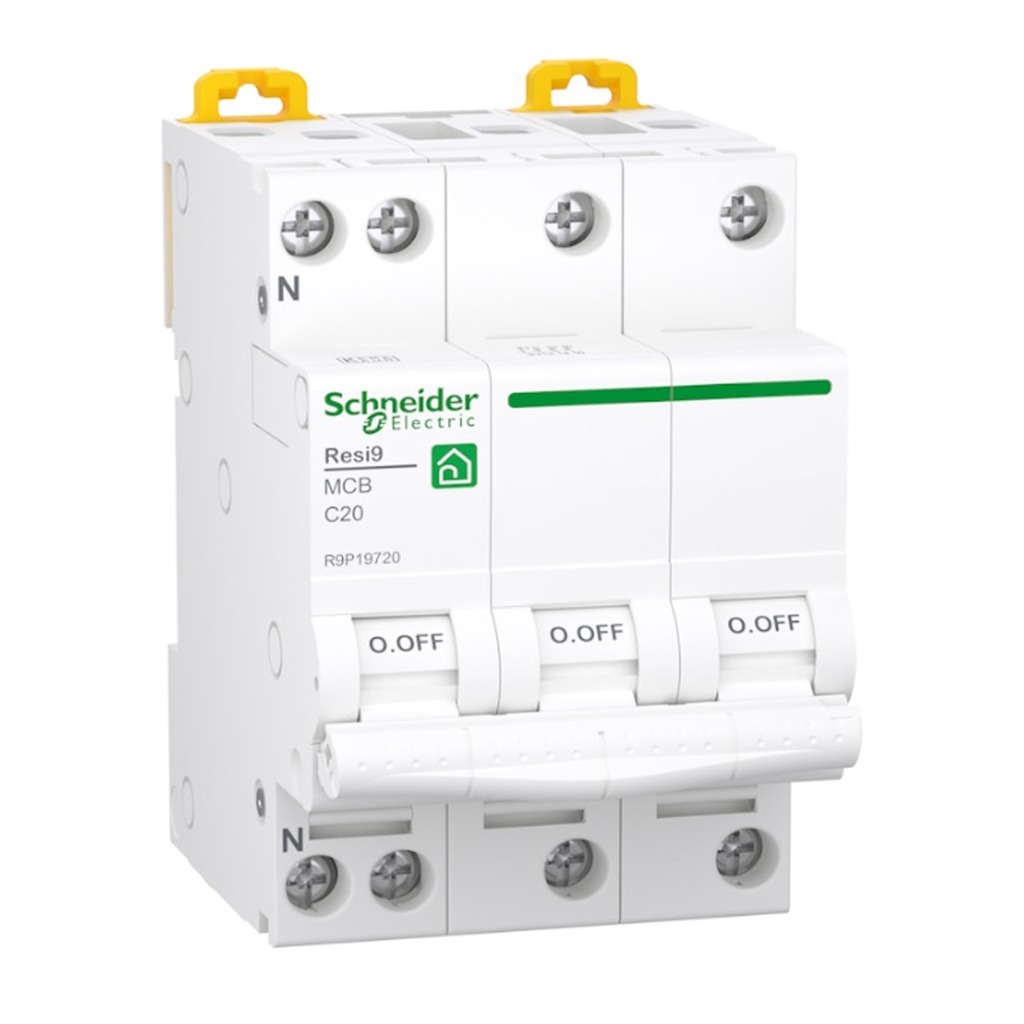 Schneider RESI9 3P+N C20 6KA ( 19200 )