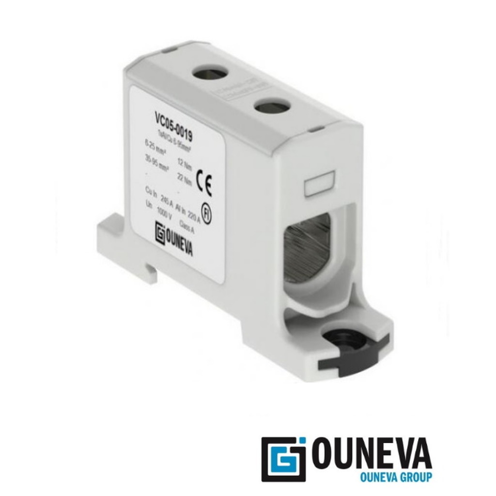 Aansluitklem 6 - 95mm² grijs