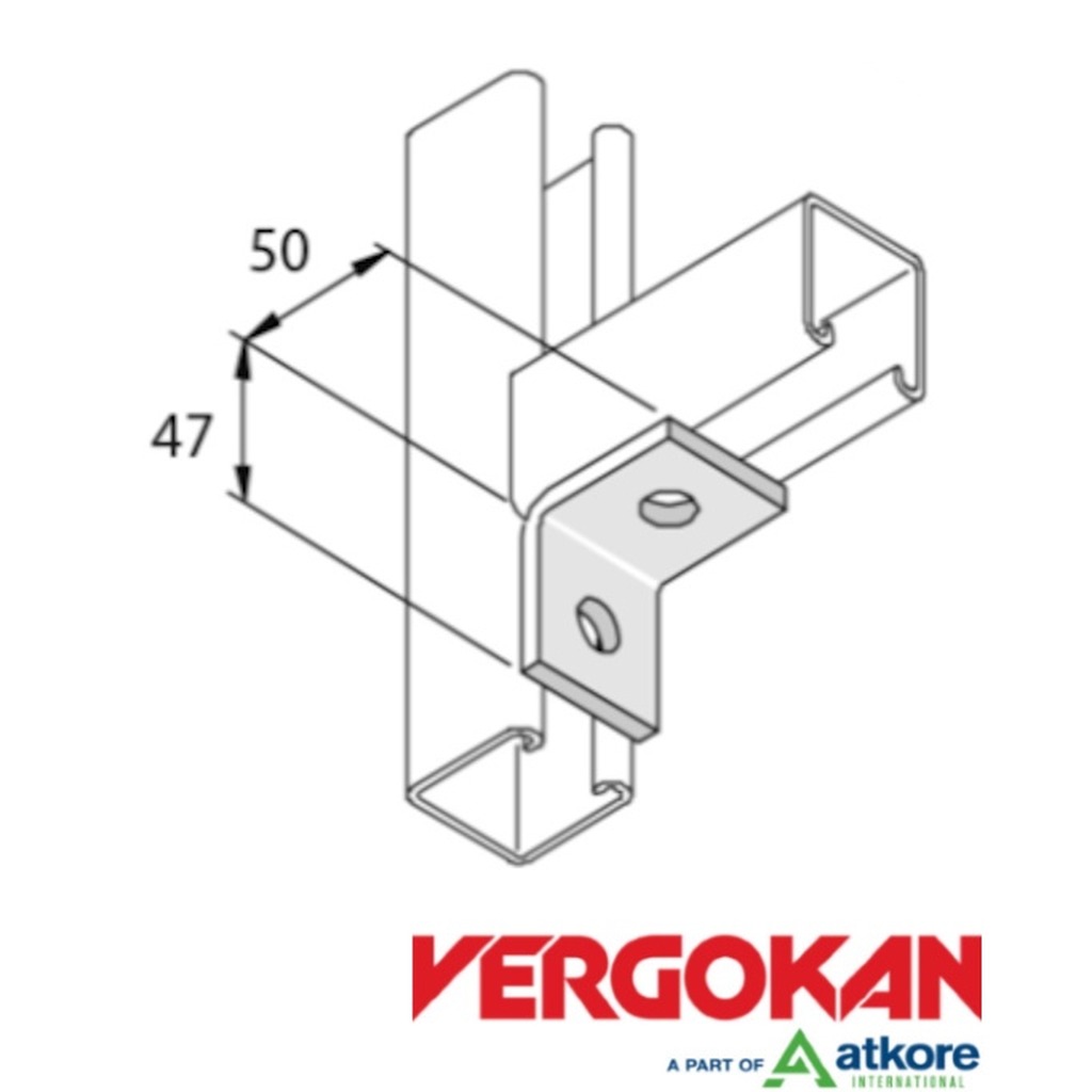 Verbindingsstuk hoek 90° L 2D14 Defender