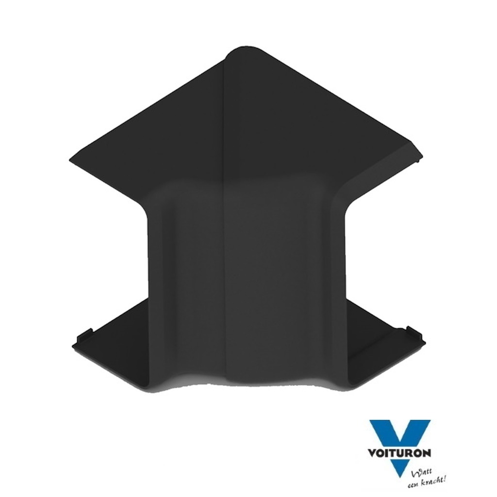 Binnenhoek 80 x 40 zwart | Uitvoeringen