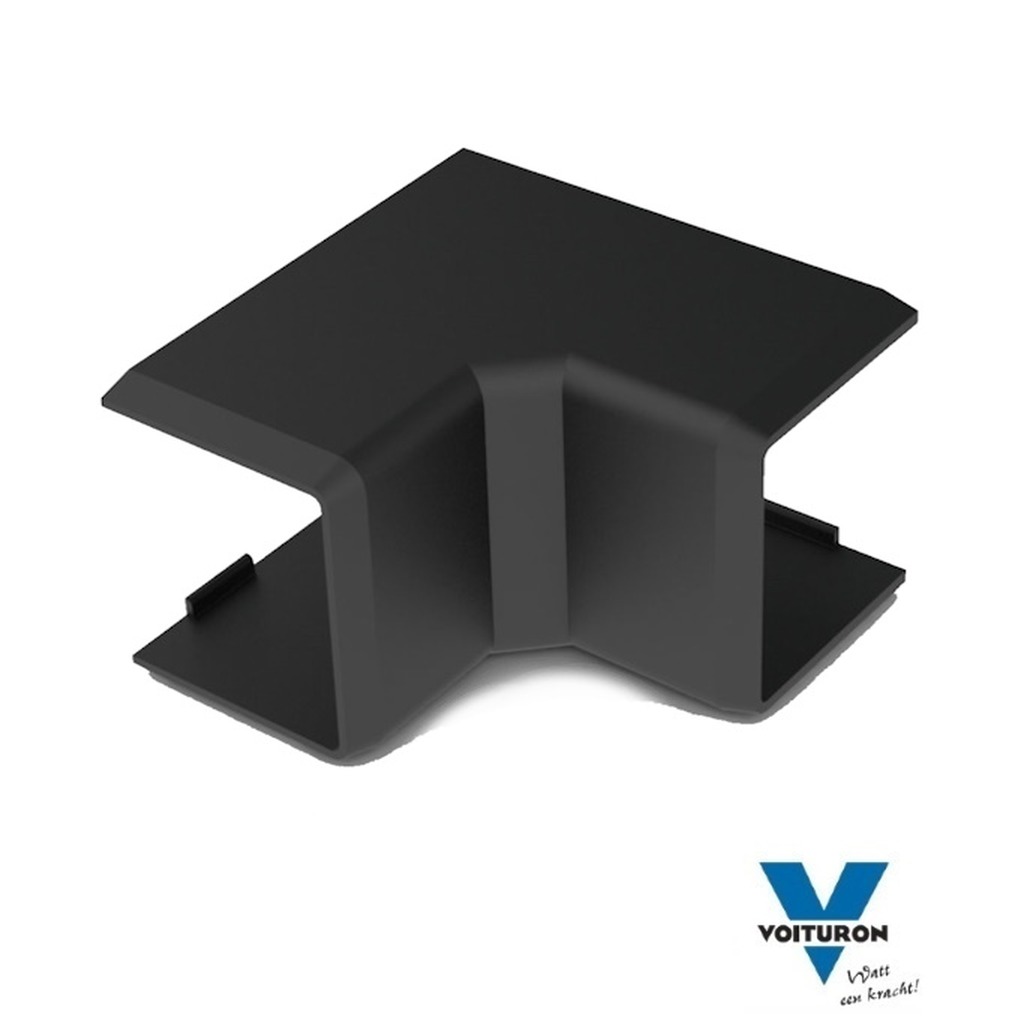 Binnenhoek 20 x 20 zwart | Uitvoeringen
