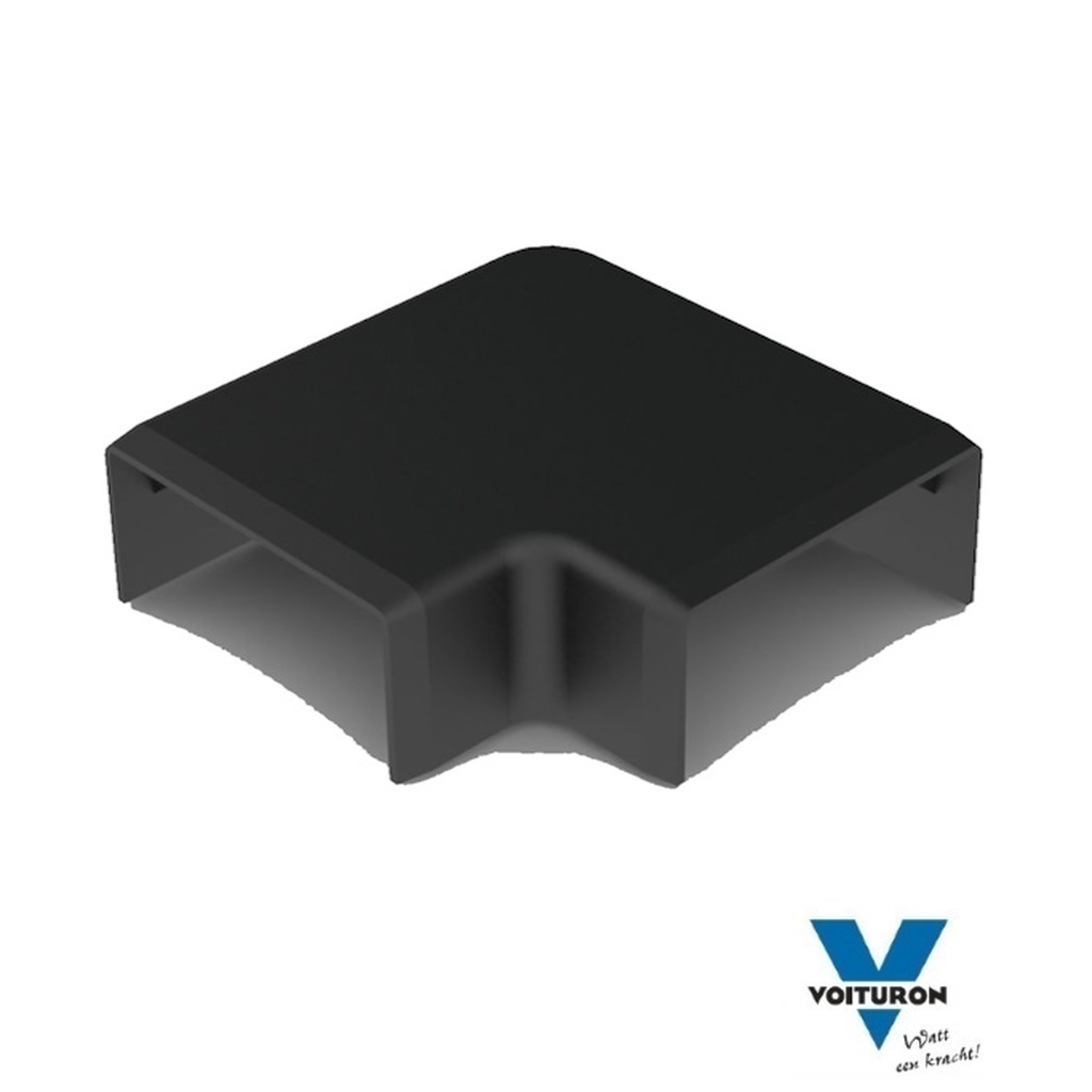 Vlakhoekstuk 40 x 20 zwart | Uitvoeringen