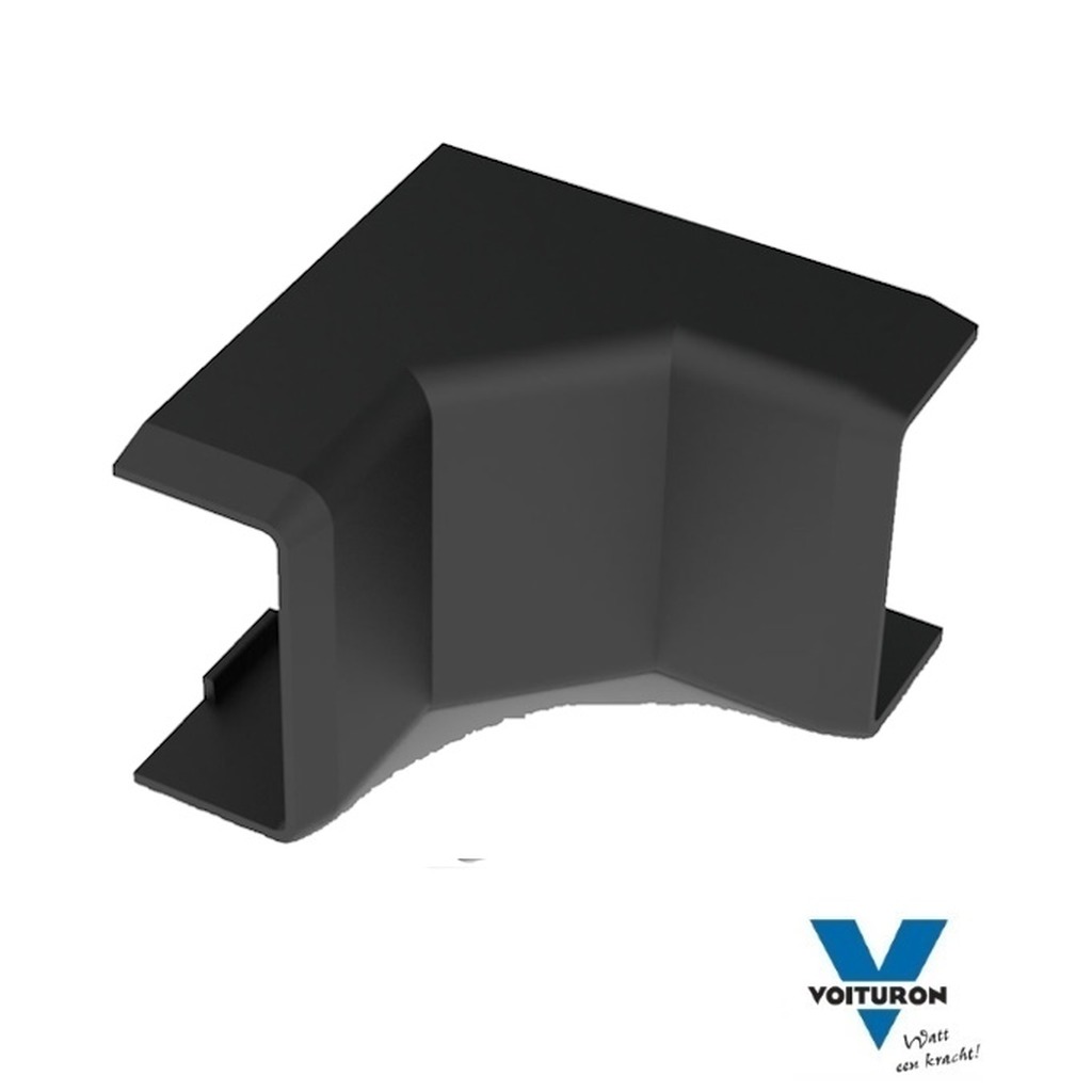 Binnenhoek 20 x 10 zwart | Uitvoeringen