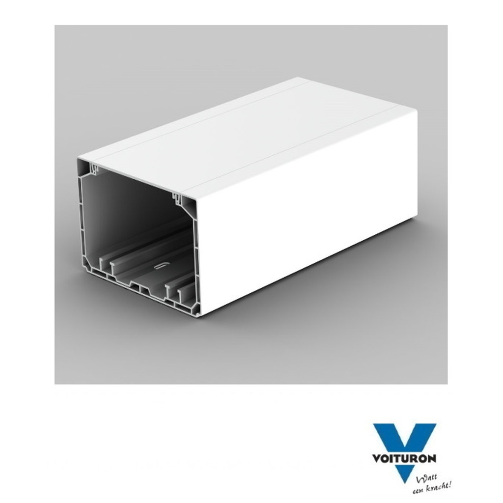 Wandgoot kunststof 110 x 65 D wit | Uitvoeringen