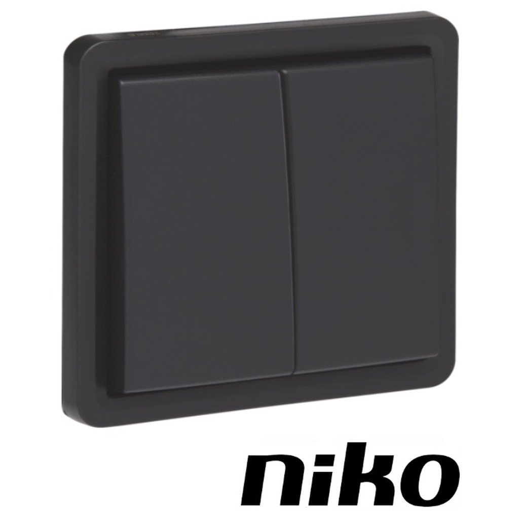 Niko Spuitwaterdicht serieschakelaar 10A excl. doos ( IP55 ) insteekklemmen