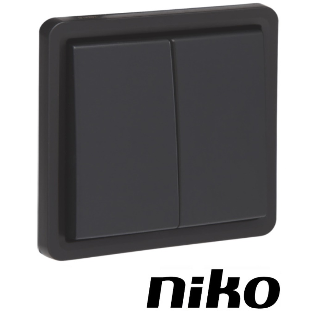 Niko Spuitwaterdicht wissel- / wisselschakelaar 10A excl. doos ( IP55 ) insteekklemmen