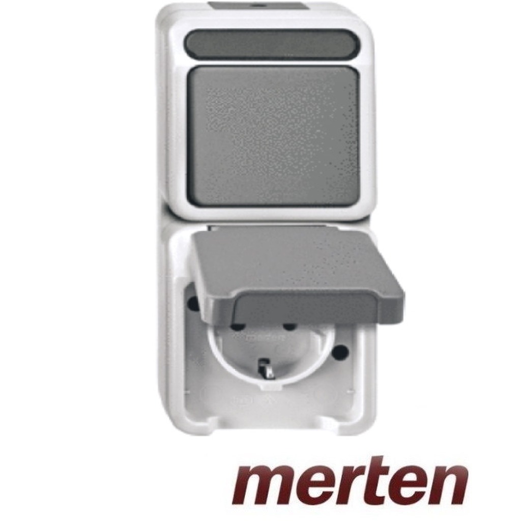 Merten opb. WD Combi / wisselschakelaar LG Aquastar