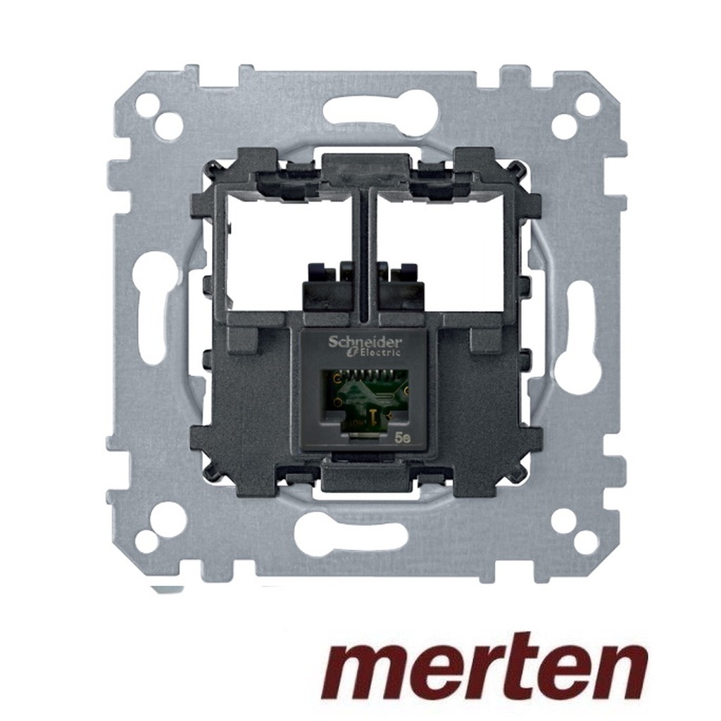Merten Sokkel RJ45 1-voudig CAT5 UTP Actassi