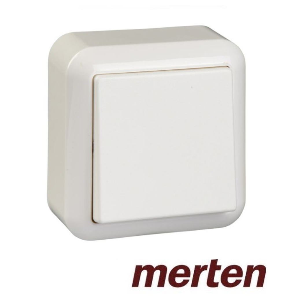 Merten Wisselschakelaar Opb. Contura polarwit