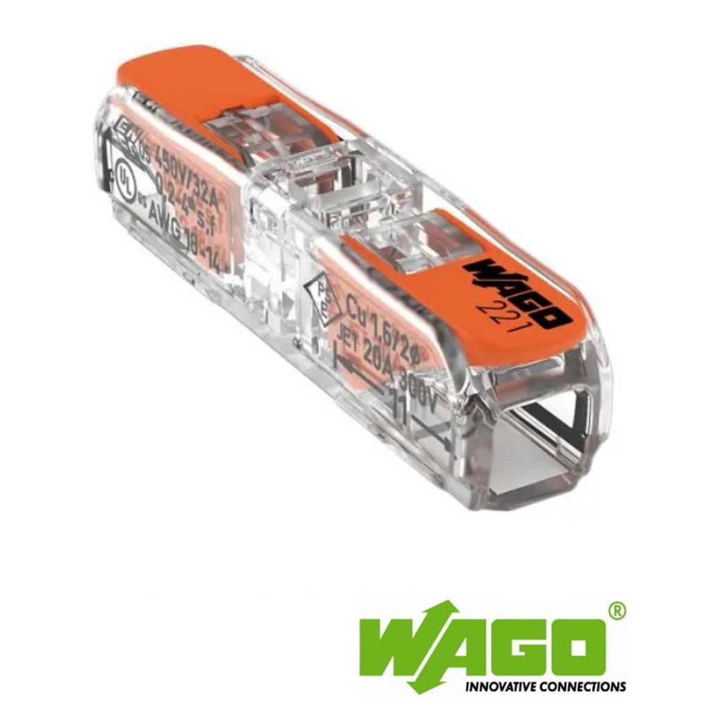 Wago Doorvoerconnector met hendel