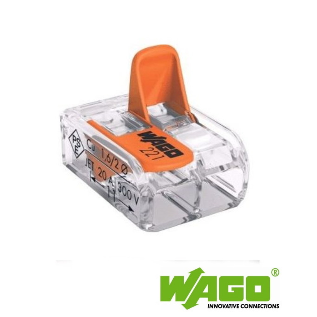 Wago 2V verbindings- / uni. klem COMPACT 4 mm²