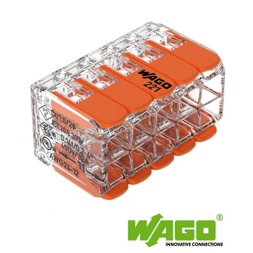 Wago 10V verbindings- / uni.klem COMPACT 4 mm²
