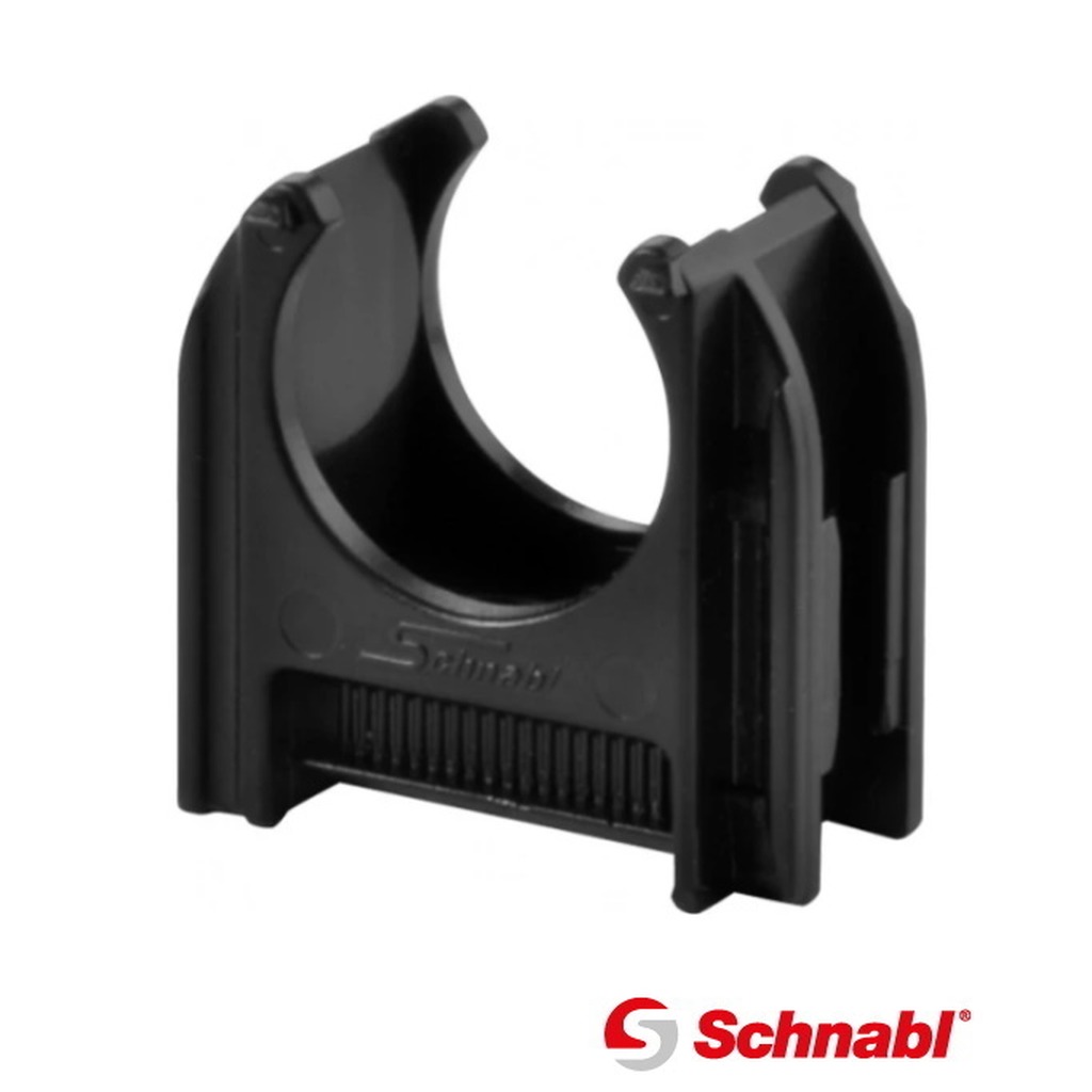 Schnabl EC19 Euroclip 3/4" zwart prijs per verp. 200 st.