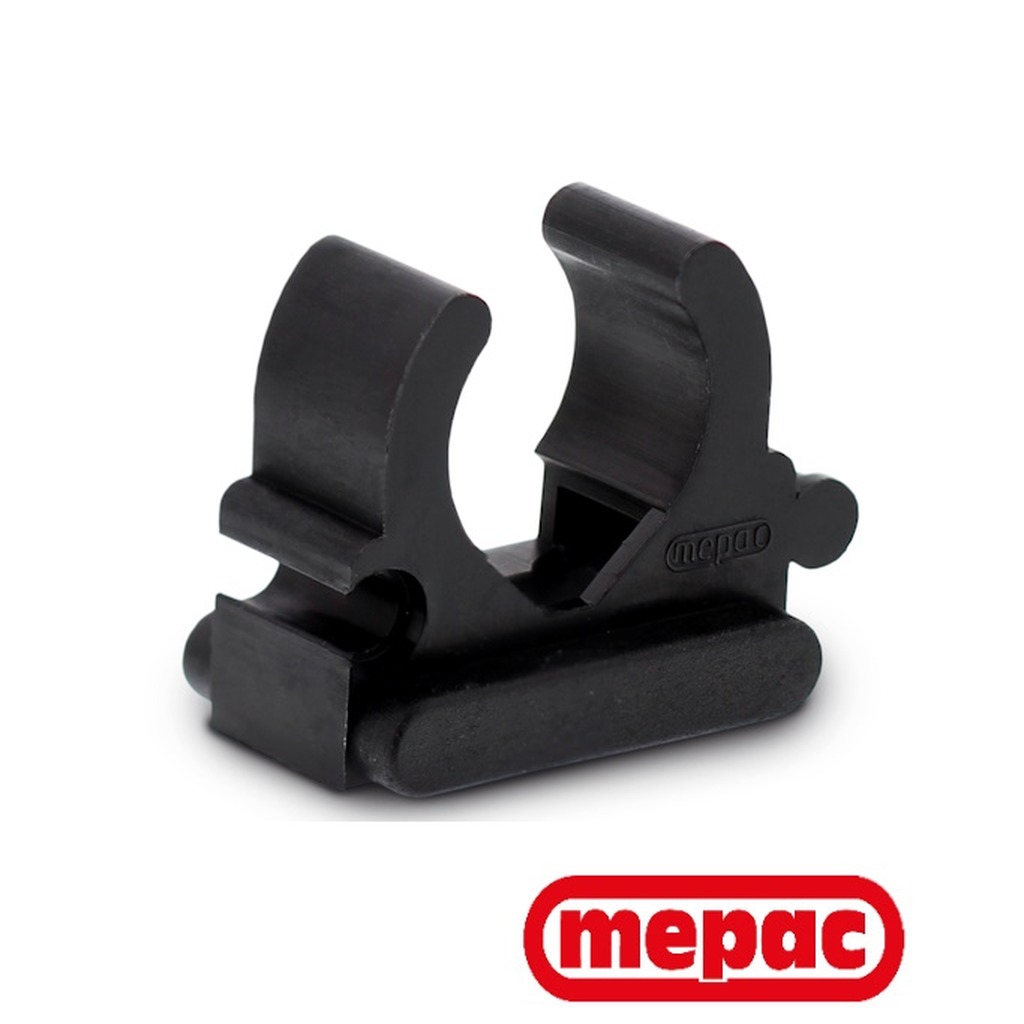 MEPAC klembeugel 16/19mm zwart ( per 100 stuks )