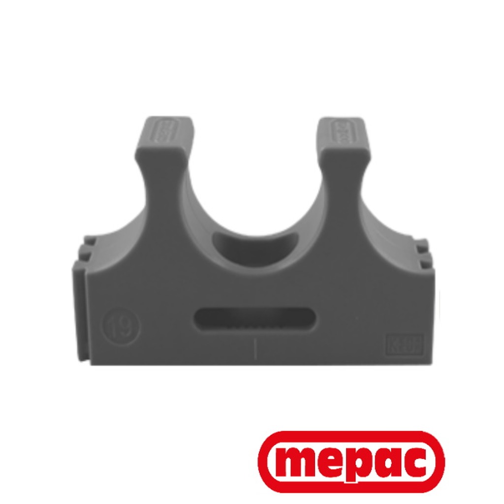 MEPAC KB2 klembeugel 19mm grijs ( per 100 stuks )