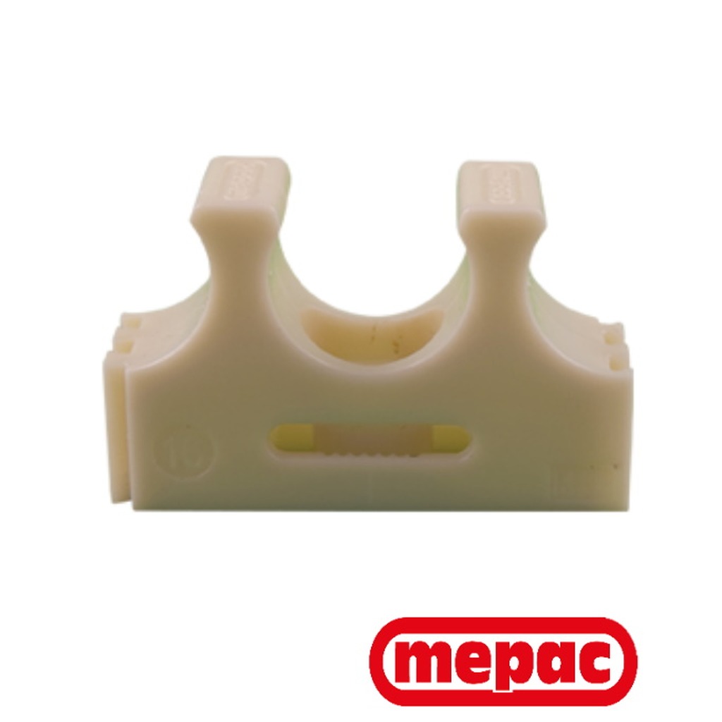 MEPAC KB2 klembeugel 19mm creme ( per 100 stuks )
