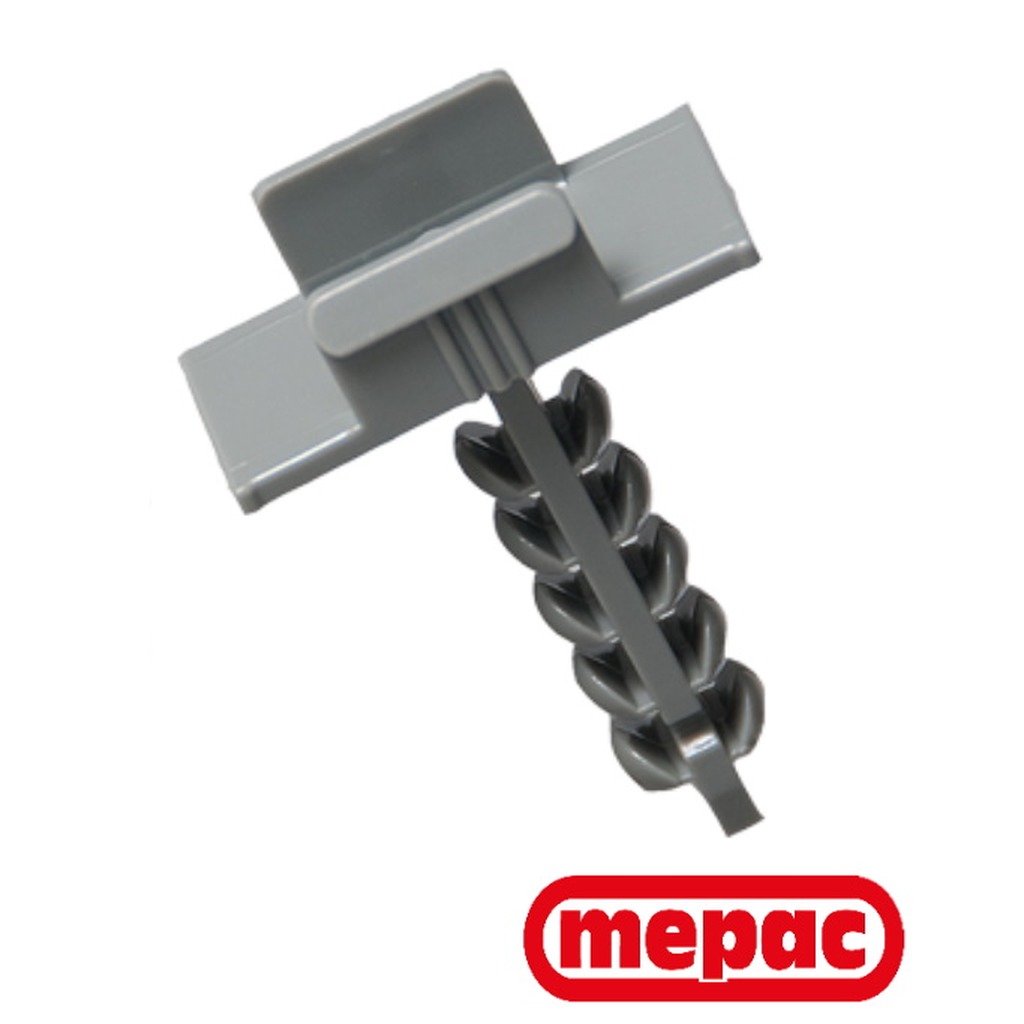 MEPAC KB2 snelplug grijs ( per 100 stuks )