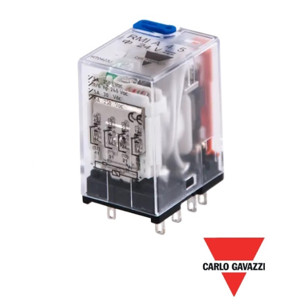 Mini Industrie Relais C.G. 4 wissel cont. 24VDC