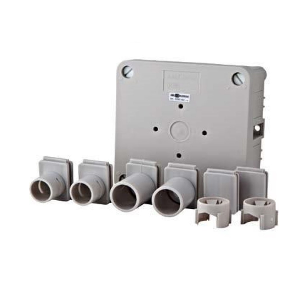 POWER Kabeldoos incl. deksel en inzetstukken grijs ( 3640 )