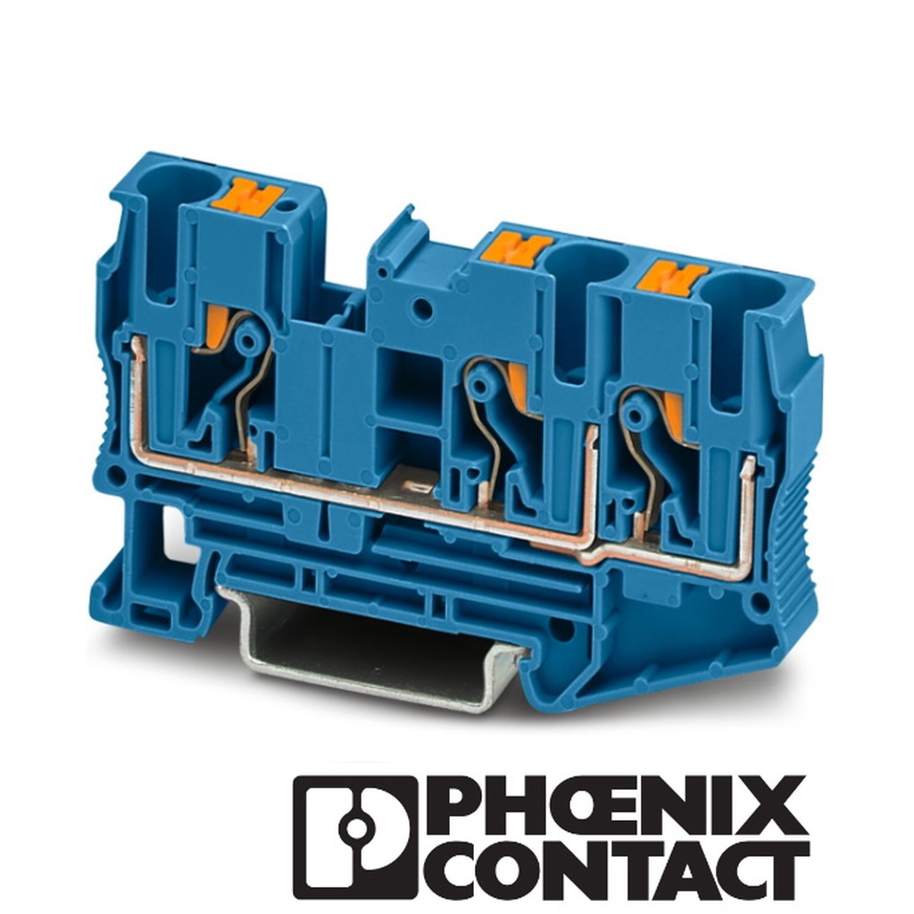 Phoenix PT 6-TWIN BU Aansluitklem 6mm² blauw Push-in
