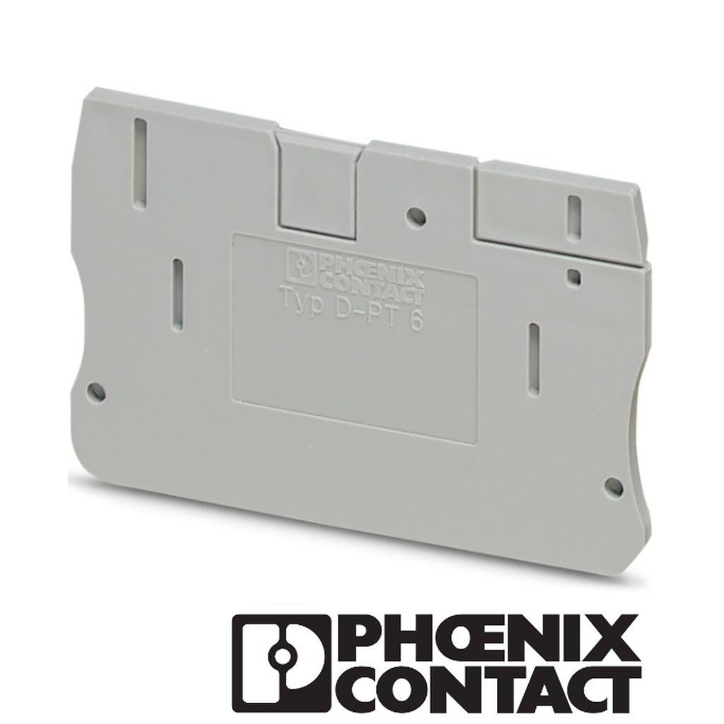 Phoenix D-PT 6 Eindplaat grijs