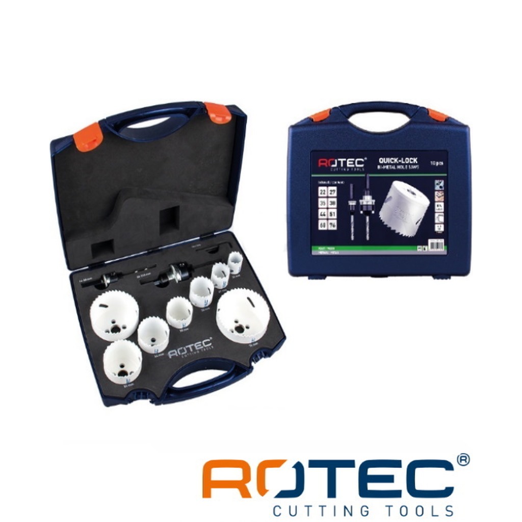 HSS-Bi Cobalt Gatenzagenset elektricien 10 dlg. 22 - 76mm