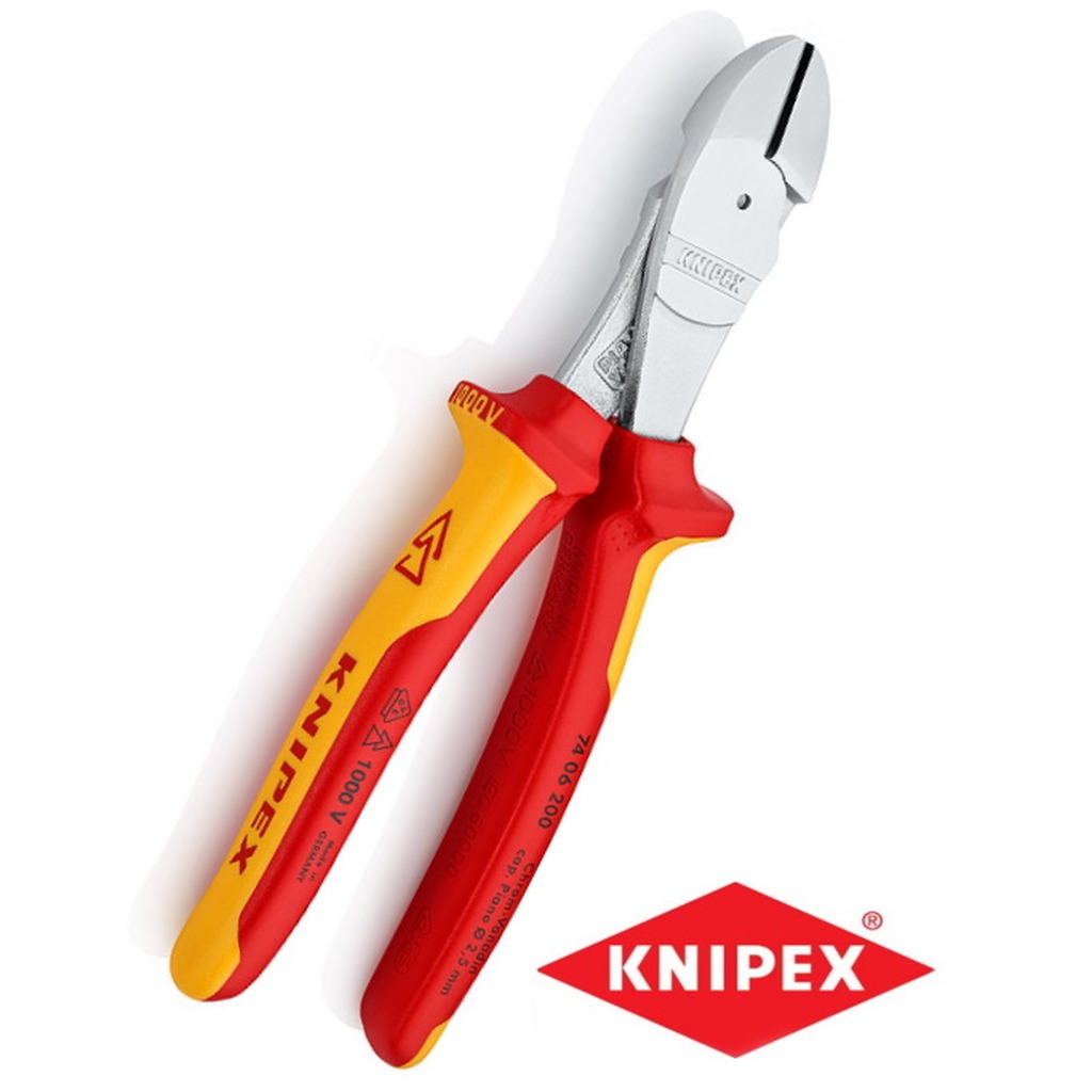 KNIPEX Kracht-Zijsnijtang comfort 200 mm VDE
