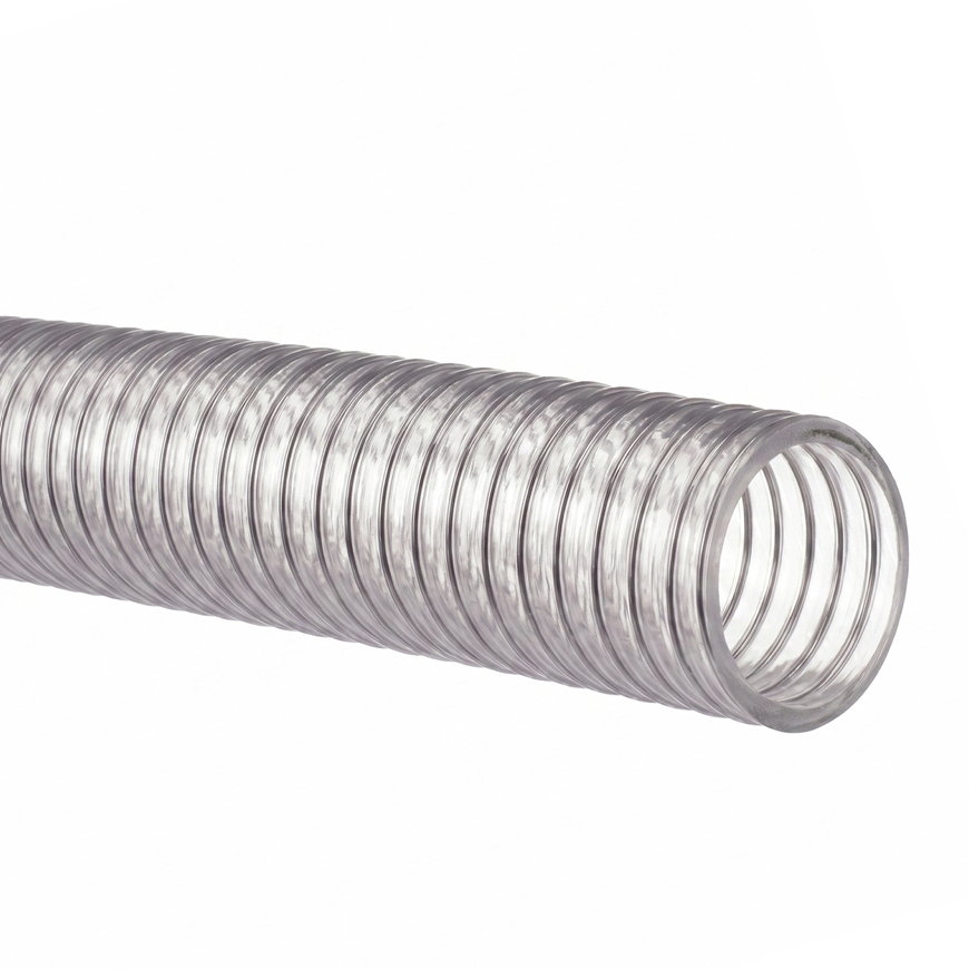 Fitt Metalflex transparante pvc slang met stalen spiraal leveranciersdetailfoto