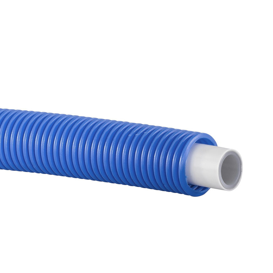 Kelox meerlagenbuis met blauwe mantelbuis op rol