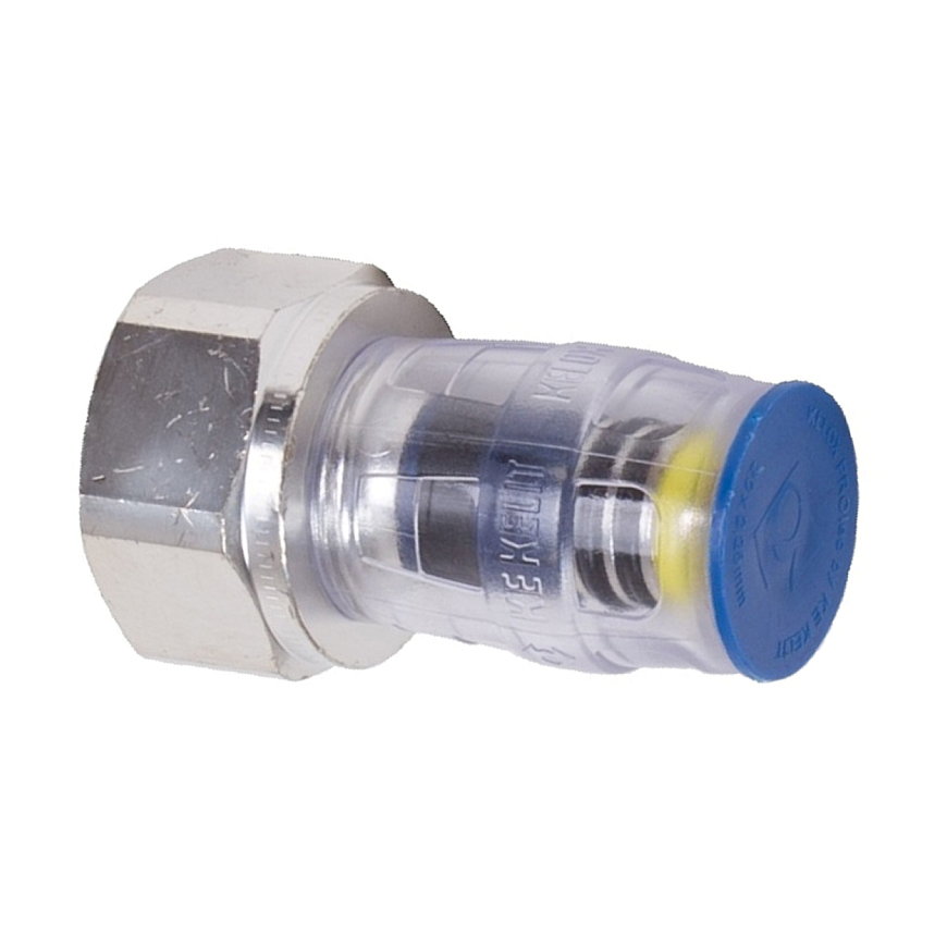 Kelox Protec Clix schroefkoppeling messing PA steek x binnendraad