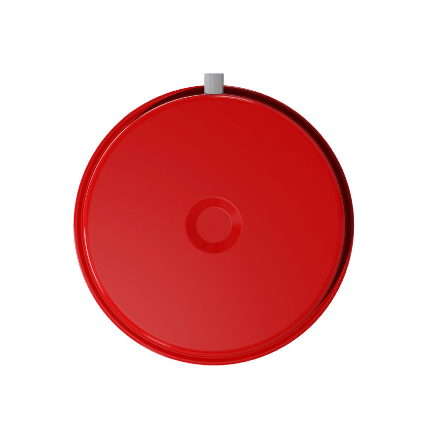 Varem expansievat rood leveranciersdetailfoto