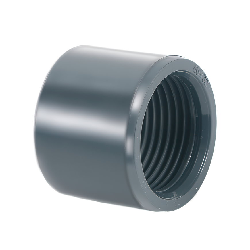 Comer verloopring, pvc-u, uitwendig lijm x binnendraad, 16 bar, 32 mm x ¾"
