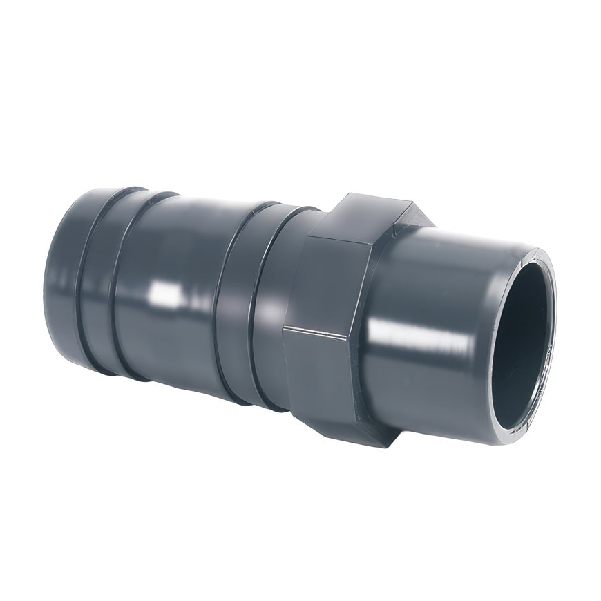 Comer slangtule, pvc-u, uitwendig lijm x slangtule, 16 bar, 63 mm