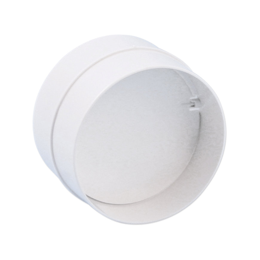 Nedco ronde buisverbinder met terugslagklep 2x spie