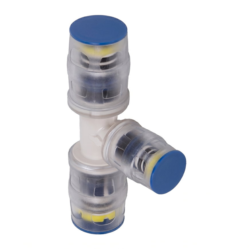 Kelox Protec Clix verloop T-stuk 90° PPSU PA