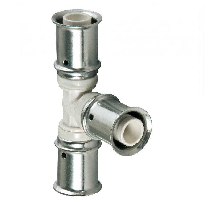 Kelox Ultrax PPSU T-stuk met rvs pershulzen