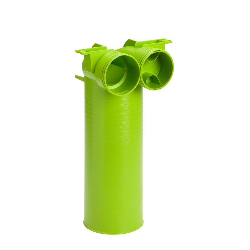 Ubbink Air Excellent ventieladapter 90°, type AE48c, incl. 1 afdekkap, groen, Ø 125 x 90 mm