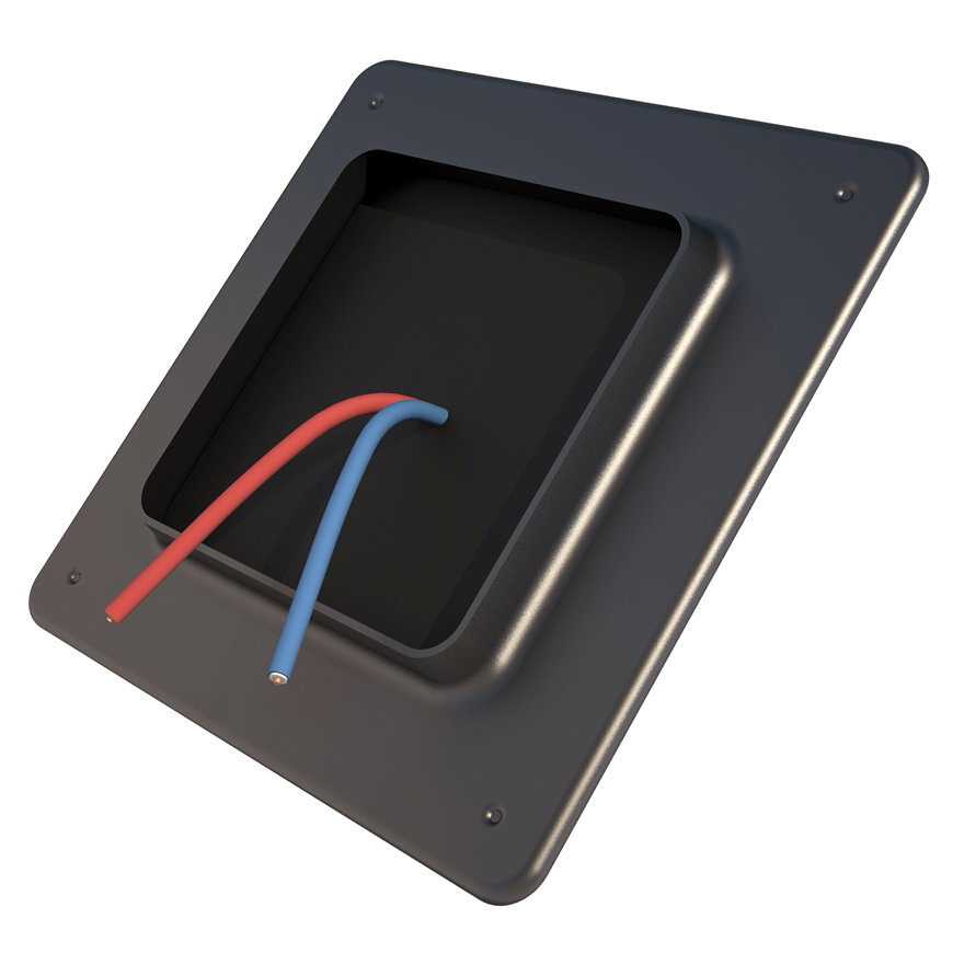 Ubbink kabel- en leidingdakdoorvoer, type Solar, pe, dakhelling 15 - 55° , universeel