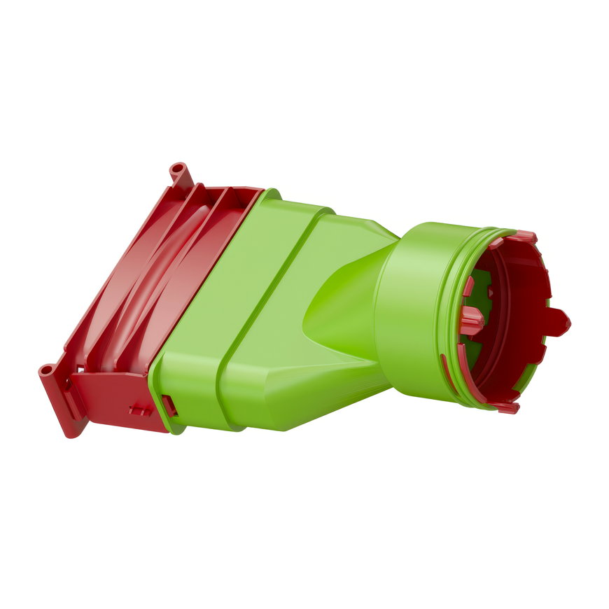 Ubbink Air Excellent verloopstuk, van AE45sc naar AE48c, groen