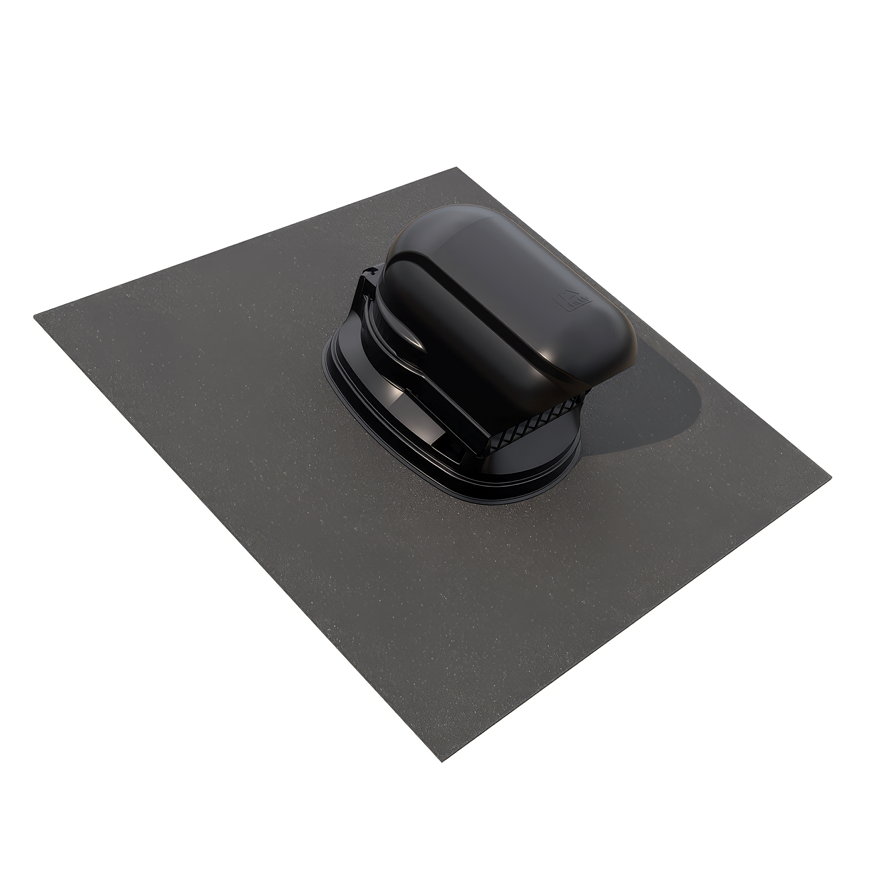 Ubbink kabel- en leidingdakdoorvoer, type Solar, pe/ubiflex, dakhelling 15 - 55°